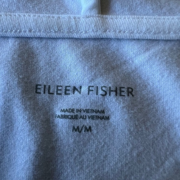 EILEEN FISHER OPEN FRONT LONGLINE ORGANIC COTTON OPEN CARDIGAN HOODIE - Picture 3 of 10